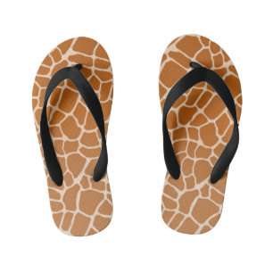 Charming Giraffe Spots Wild Animal Print Kinder Teenslippers