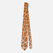 Charming Giraffe Spots Wild Animal Print Stropdas (Voorkant)