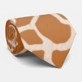 Charming Giraffe Spots Wild Animal Print Stropdas (Opgerold)