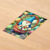 Charming Gnome & Basket Easter Egg Hunt Acryl Uitnodigingen (Laagn)