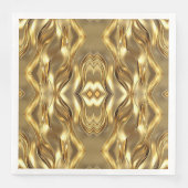 Charming golden-colored pattern servet (Voorkant)