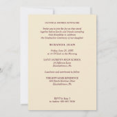 Charming Graduation Cap 5-Photo Collage Floral Kaart (Achterkant)