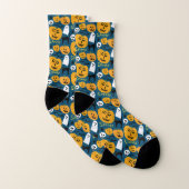 Charming Halloween Pumpkins Spooky Ghost Sokken (Paar)