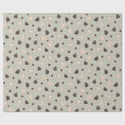 Charming Handmade Ornaments Light Blue Wallpaper Cadeaupapier (Vlak)