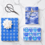 Charming Hanukkah Pattern Stars Sweaters Blue Inpakpapier Vel<br><div class="desc">Ik hoop dat je deze hand leuk vindt om papieren variëteitspak te maken. Bekijk mijn winkel voor veel meer kleuren en patronen en laat me weten of je iets op maat wilt.</div>