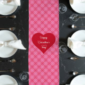 Charming Heart Pattern Valentine Table Runner Lange Tafelloper