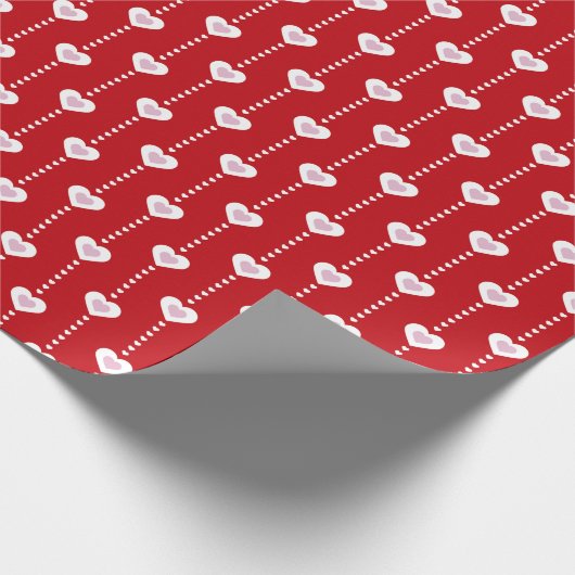 Charming Hearts Wrapping Paper Cadeaupapier (Hoek)