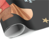 Charming Holiday Gathering Festive Gift Wrap Cadeaupapier (Rol Hoek)