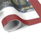 Charming Holiday Kardinaal op feeder Cadeaupapier (Rol Hoek)