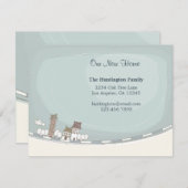 Charming Home Moving Announge Aankondiging (Voorkant / Achterkant)