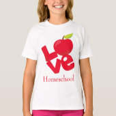 Charming Homeschool Love T-shirt (Voorkant)
