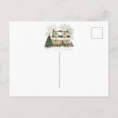 Charming House Christmas Moving aankondiging (Achterkant)