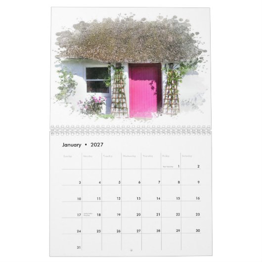 Charming Ireland Calendar Kalender (Jan 2027)
