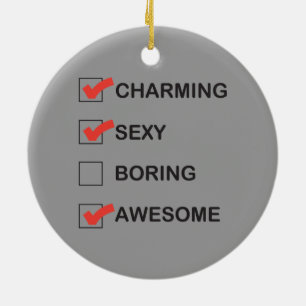 Charming Keramisch Ornament