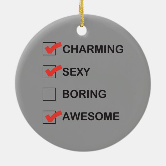 Charming Keramisch Ornament (Achterkant)