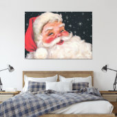 Charming kerstman canvas afdruk (Insitu (Slaapkamer))