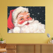 Charming kerstman canvas afdruk (Insitu (Woonkamer))