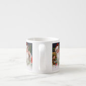 Charming  kerstman espresso kop (Achterkant)