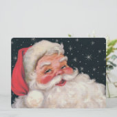 Charming  kerstman feestdagenkaart (Staand voorkant)