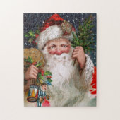 Charming  kerstman legpuzzel (Verticaal)