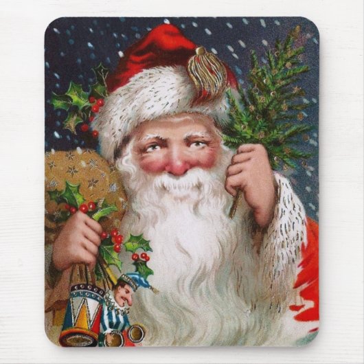 Charming  kerstman muismat (Voorkant)