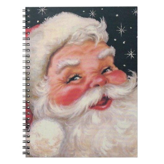 Charming kerstman notitieboek (Voorkant)