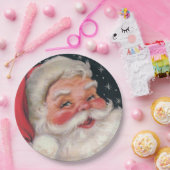 Charming  kerstman papieren bordje (Feest)