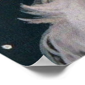 Charming kerstman poster (Hoek)