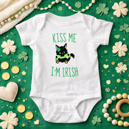 Charming Kiss me Ik ben Irish Cat Romper