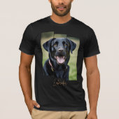Charming Labrador Retriever Portrait - Triptych Ar T-shirt (Voorkant)