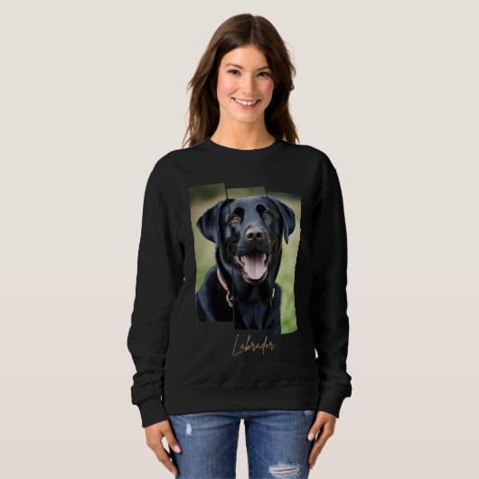 Charming Labrador Retriever Portrait - Triptych Ar Trui (Voorkant volledig)