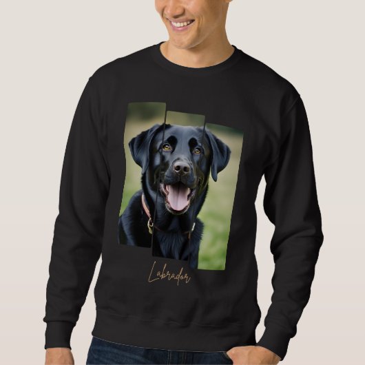 Charming Labrador Retriever Portrait - Triptych Ar Trui (Voorkant)