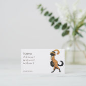 Charming Lady Cat Visitekaartje (Staand voorkant)