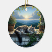 Charming Maine Coon Keepsake Keramisch Ornament (Links)