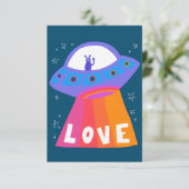 Charming Martian LOVE Valentijn Jubileum Friend (Staand voorkant)