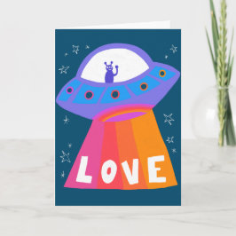 Charming Martian LOVE Valentijn Jubileum Friend Kaart