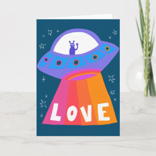 Charming Martian LOVE Valentijn Jubileum Friend Kaart