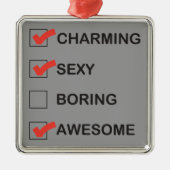 Charming Metalen Ornament (Voorkant)