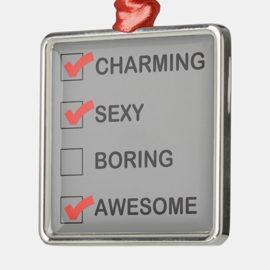 Charming Metalen Ornament (Links)