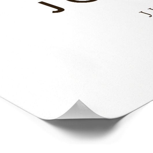 Charming Mint en Mustard Wedding Welcome Poster (Hoek)