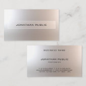 Charming Modern Professional Elegant Glamour Visitekaartje (Voorkant / Achterkant)