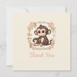 Charming Monkey Bedankkaart