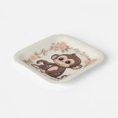 Charming Monkey Papieren Bordje (Gebogen)