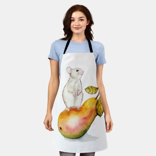 Charming Mouse on a Pear Schort (Gedragen)