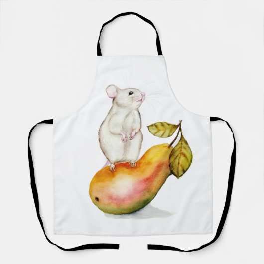 Charming Mouse on a Pear Schort (Voorkant)