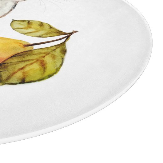 Charming Mouse on a Pear Snijplank (Hoek)