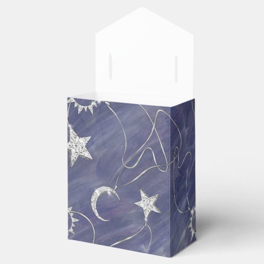 Charming Mystique | Silver Moon Stars Sun Amulet Bedankdoosjes (Geopend)