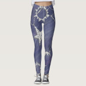Charming Mystique | Silver Moon Stars Sun Amulet Leggings (Voorkant)