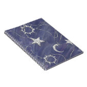 Charming Mystique | Silver Moon Stars Sun Amulet Notitieboek (Rechterzijde)
