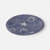 Charming Mystique | Silver Moon Stars Sun Amulet Papieren Bordje (Gekanteld)